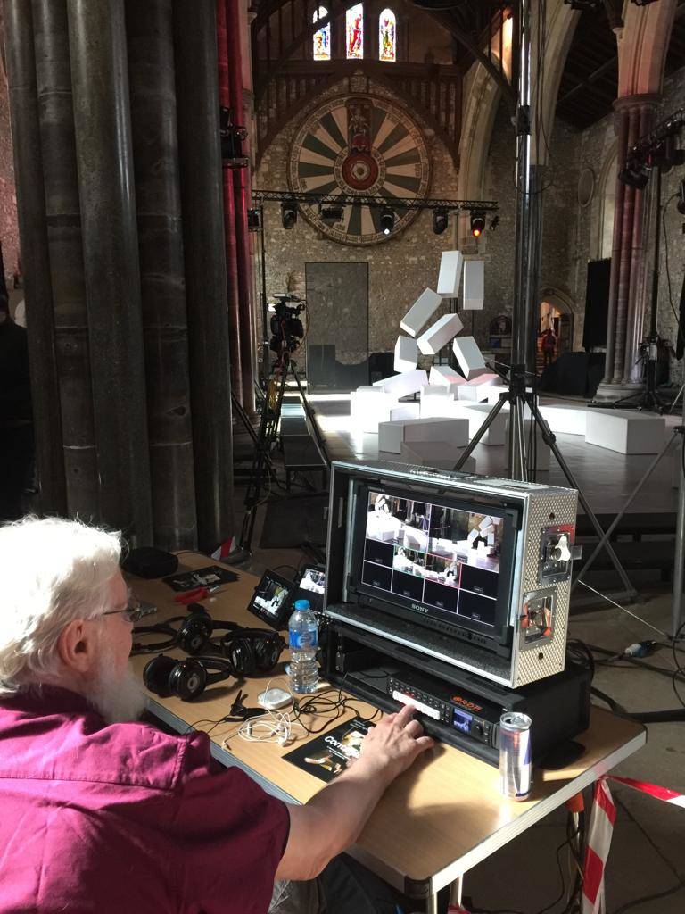 Terry Braun directs the live stream of Contagion