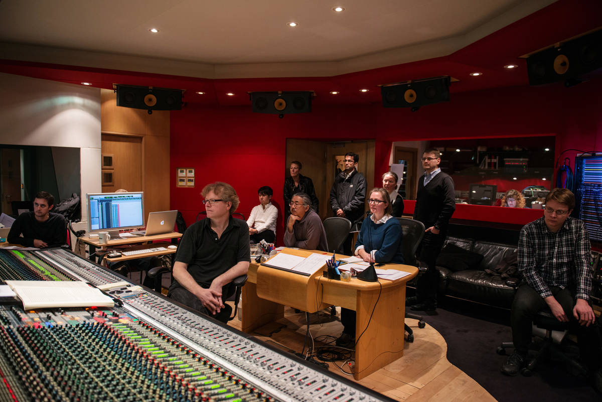 Gabi at Abbey Road Studios