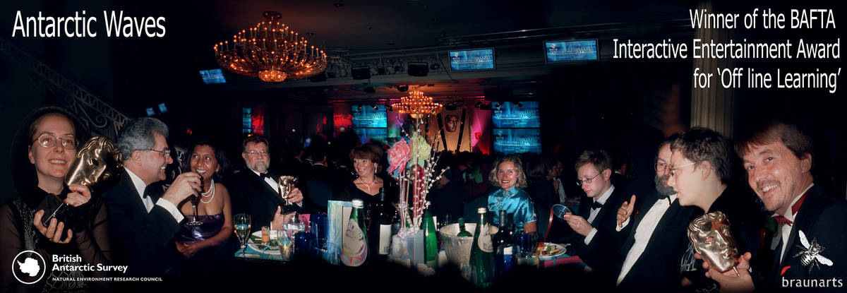 Antarctic waves on it's Bafta award winning night